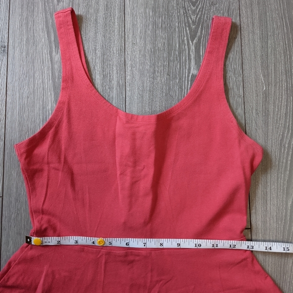 Express Coral Skater Tank Dress - Picture 4 of 4